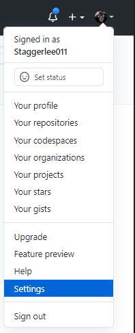 Github Settings